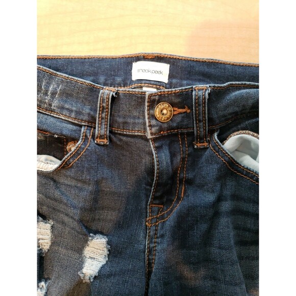 Sneak Peek Skinny Jeans Heavily Distressed Size 1 - Picture 7 of 8